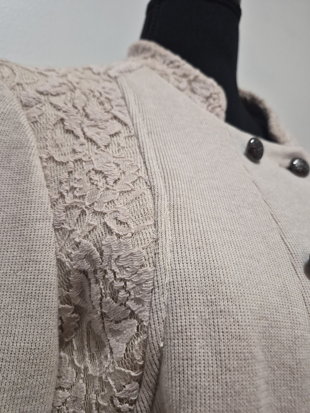 We The Free Double-Breasted Lace-Shoulder Jacket - Picture 4 of 6